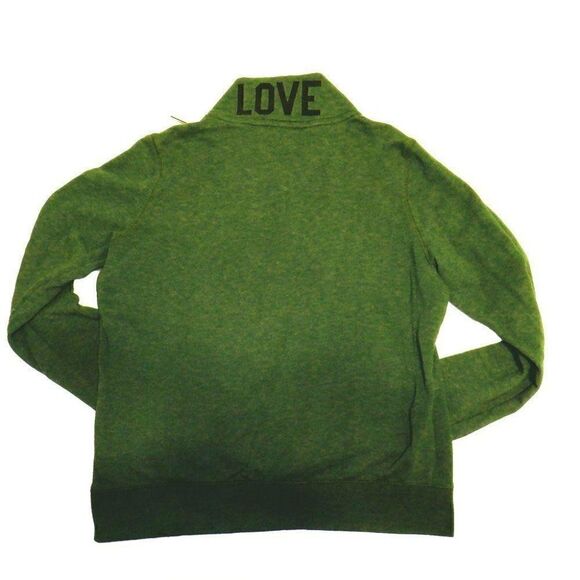 Victoria Secrets PINK hunter green sweatshirt - Picture 2 of 2